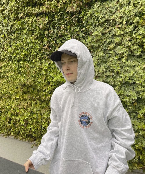 JIMMY'Z(ジミーズ)の「【 JIMMY’Z / ジミーズ 】 World Tour Hoodie/パーカー(パーカー・メンズ・ライトブルー/アッシュ・LARGE/MEDIUM/X-LARGE)」の4枚目の写真
