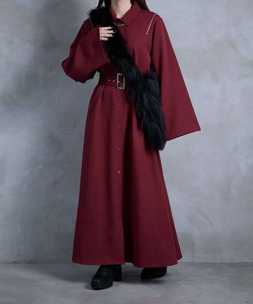 2wayスリーブジップワンピース（ワンピース）｜Ellno de Mavie