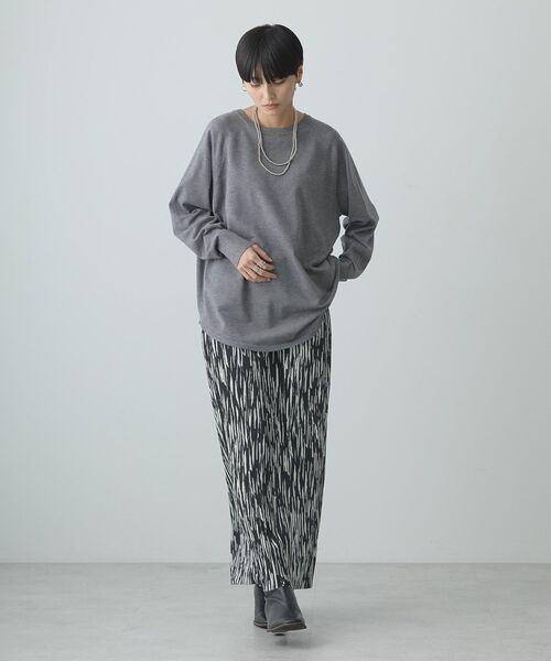 AMERICAN HOLIC(アメリカンホリック)の「2WAYバイパチヘンリーネックニットプルオーバー(ニット/セーター・レディース・レッド/杢グレー/ブラック・M/L)」の16枚目の写真