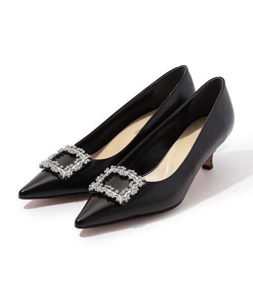 TOMORROWLAND （トゥモローランド）の「TOMORROWLAND ビジューパンプス（パンプス・レディース・ブラック・36/37/38）」の2枚目の写真