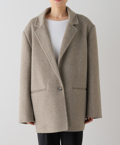 AP STUDIO（エーピーストゥディオ）の「【ENVELOPE1976/エンベロープ1976】フォルムジャケット（その他アウター・レディース・ベージュ・FREE）」の7枚目の写真