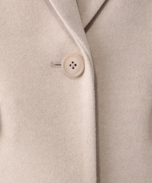 GLOBAL WORK(グローバルワーク)の「軽やかストレッチミドルジャケット/115512(テーラードジャケット・レディース・ライトグリーン/ブラウン系8/スミクロ/ライトベージュ・MEDIUM/LARGE)」の10枚目の写真