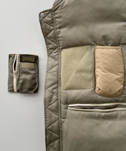 CANAL JEAN（キャナルジーン）の「choice_cnl　リバーシブル配色ブルゾン（ブルゾン・レディース・カーキ・1/2）」の17枚目の写真
