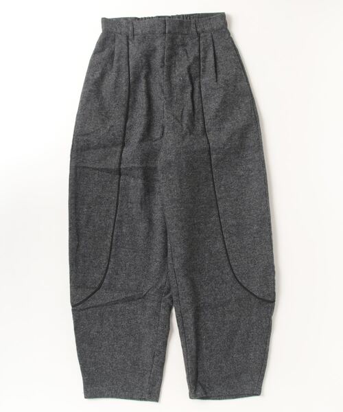 DT♪ NEPETA ウールクレープキャンバスパンツ ズボン関税込 セール】ウールライクパイピングカーブパンツ(その他パンツ