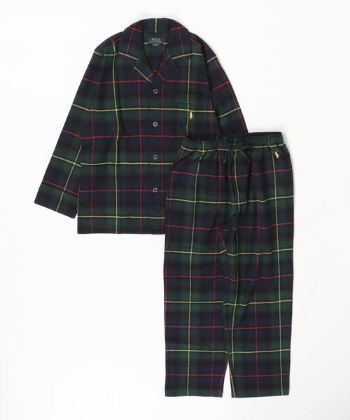 セール】チェック フランネル パジャマ セット（ルームウェア/パジャマ
