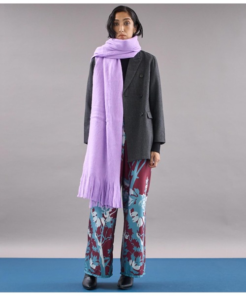 Settimissimo（セッティミッシモ）の「ミンクタッチモッチリロングストール（ストール/ショール・レディース・パープル/ベージュ/ブルー・FREE）」の14枚目の写真