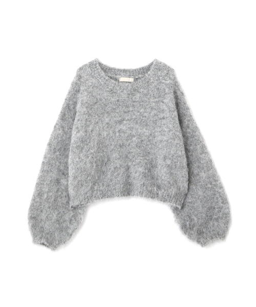 FREE'S MART（フリーズマート）の「◇ウール混シャギーショート丈ニット（ニット/セーター・レディース・ホワイト/グレー/ベージュ/グリーン/ピンク・FREE）」の14枚目の写真