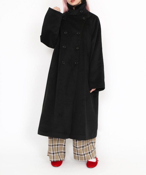 【セール】オーバーダブルロングコート（その他アウター）｜PUNYUS（プニュズ）