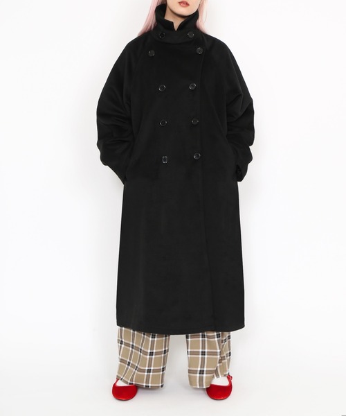 【セール】オーバーダブルロングコート（その他アウター）｜PUNYUS（プニュズ）