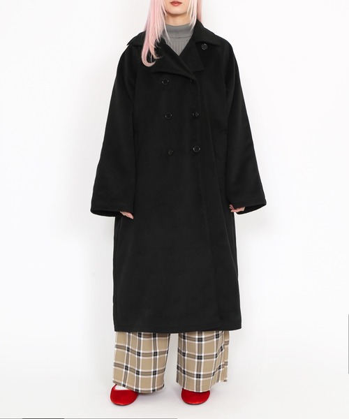 【セール】オーバーダブルロングコート（その他アウター）｜PUNYUS（プニュズ）