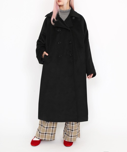 【セール】オーバーダブルロングコート（その他アウター）｜PUNYUS（プニュズ）