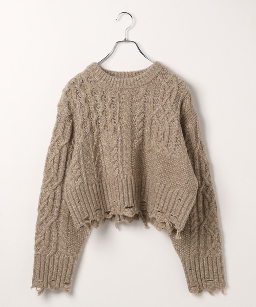 専用アイテム LEPSIM（レプシィム）の「3ゲージケーブルダメージプルオーバー 212473