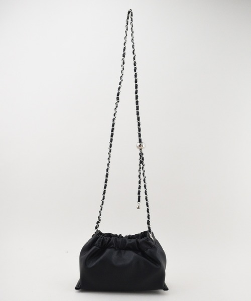 styiro(スタイロ)の「【調節可】シャーリングチェーンショルダーバッグ(ショルダーバッグ・レディース・ブラック/ブラウン/レッド/シルバー・FREE)」の20枚目の写真