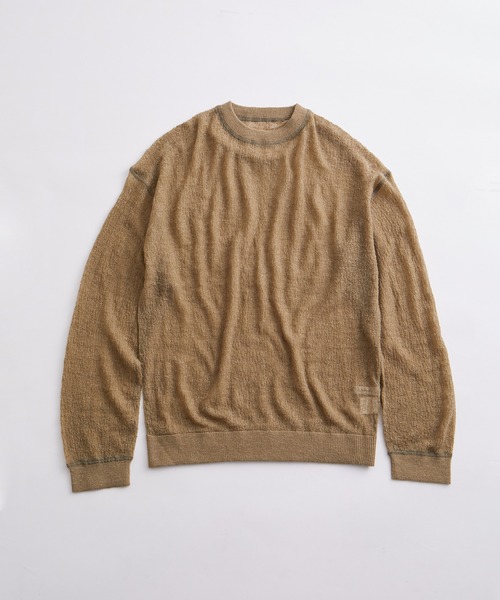 【セール】《2点セット》モヘアミックス ハイゲージ ニット&ロングスリーブ / セパレート着用可能（ニット/セーター）｜ADAM ET ROPE'（アダムエロペ）