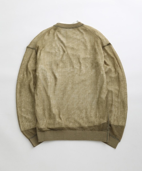 【セール】《2点セット》モヘアミックス ハイゲージ ニット&ロングスリーブ / セパレート着用可能（ニット/セーター）｜ADAM ET ROPE'（アダムエロペ）