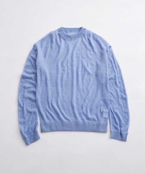 【セール】《2点セット》モヘアミックス ハイゲージ ニット&ロングスリーブ / セパレート着用可能（ニット/セーター）｜ADAM ET ROPE'（アダムエロペ）