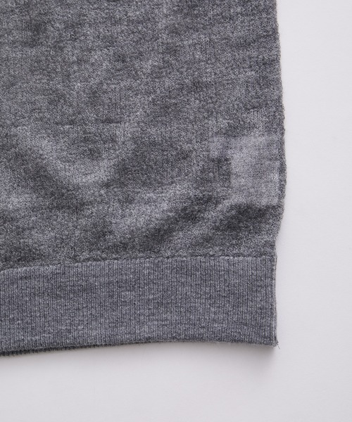 【セール】《2点セット》モヘアミックス ハイゲージ ニット&ロングスリーブ / セパレート着用可能（ニット/セーター）｜ADAM ET ROPE'（アダムエロペ）