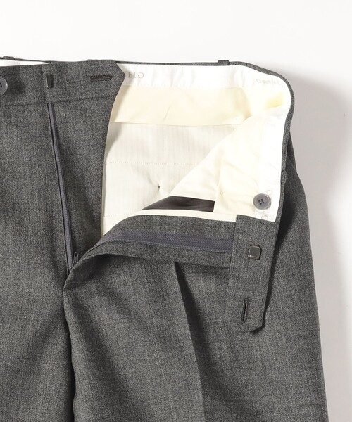 ORTELO / ウール フレスコ 2プリーツ ワイドスラックス（その他