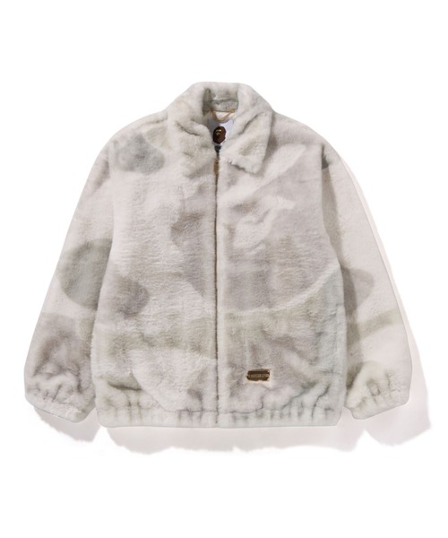 A BATHING APE（アベイシングエイプ）の「CAMO FLUFFY JACKET 