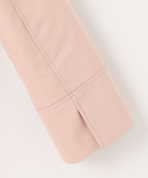 J.PRESS Ladies（J.プレス レディス）の「【撥水・WEB限定カラーあり】コットンポリエステル ツイル ショート コート（ステンカラーコート・レディース・ライトグレー系/イエロー系/ネイビー系/ピンク系・XS/S）」の11枚目の写真