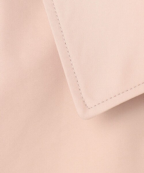 J.PRESS Ladies（J.プレス レディス）の「【撥水・WEB限定カラーあり】コットンポリエステル ツイル ショート コート（ステンカラーコート・レディース・ライトグレー系/イエロー系/ネイビー系/ピンク系・XS/S）」の7枚目の写真
