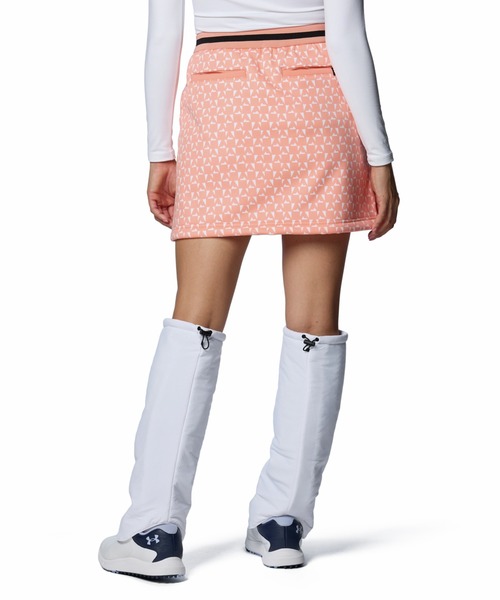 UNDER ARMOUR(アンダーアーマー)の「UAドライブ プロ フリース ハイブリッド スカート(ゴルフ/レディース)(スカート・レディース・オレンジ系・S/M/L/XL)」の2枚目の写真