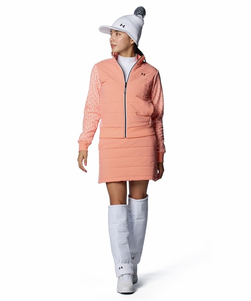 UNDER ARMOUR(アンダーアーマー)の「UAドライブ プロ フリース ハイブリッド スカート(ゴルフ/レディース)(スカート・レディース・オレンジ系・S/M/L/XL)」の3枚目の写真