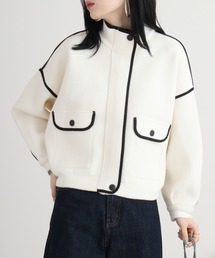 je crois soi パイピングニットジャケット