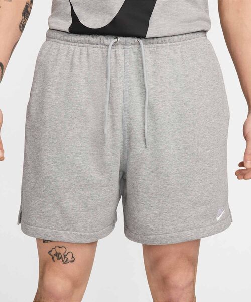 NIKE(ナイキ)の「《セットアップ対応商品》ナイキ クラブ メンズ フレンチ テリー フロー ショートパンツ / Nike Club Men's French Terry Flow Shorts FN3521-063 Dark Grey Heather(スウェットパンツ・メンズ・グレー系その他・S/M/L/2XL/XL)」の5枚目の写真