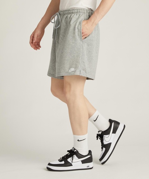 NIKE(ナイキ)の「《セットアップ対応商品》ナイキ クラブ メンズ フレンチ テリー フロー ショートパンツ / Nike Club Men's French Terry Flow Shorts FN3521-063 Dark Grey Heather(スウェットパンツ・メンズ・グレー系その他・S/M/L/2XL/XL)」の2枚目の写真