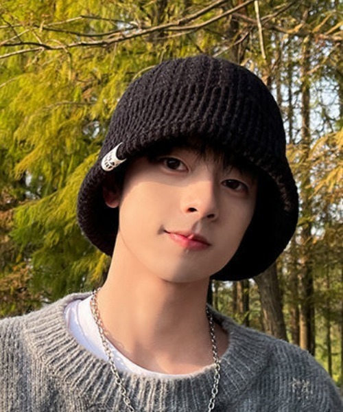 MGV（エムジーヴィー）の「シンプルニットハット（ニットキャップ/ビーニー・メンズ・ブラック/ベージュ/グレー・FREE）」の7枚目の写真