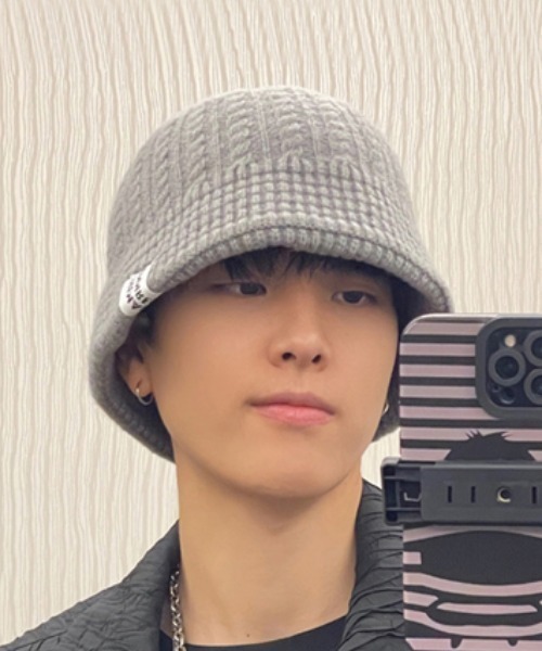 MGV（エムジーヴィー）の「シンプルニットハット（ニットキャップ/ビーニー・メンズ・ブラック/ベージュ/グレー・FREE）」の9枚目の写真