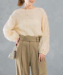 URBAN RESEARCH ROSSO WOMEN | フラワーチュールシャギーブラウス(シャツ/ブラウス)