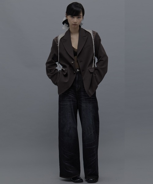 tanakadaisuke（タナカダイスケ）の「【tanakadaisuke/タナカダイスケ】《STUDIOUS別注》velor chouchou/ベロアシュシュ（シュシュ・レディース・ブラック/ホワイト・FREE）」の20枚目の写真