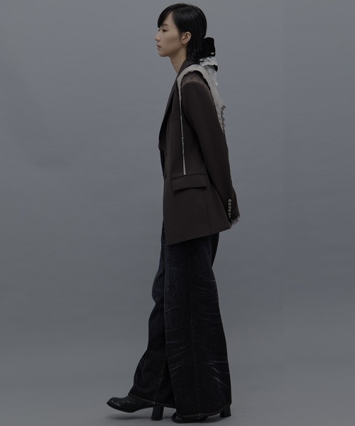 tanakadaisuke（タナカダイスケ）の「【tanakadaisuke/タナカダイスケ】《STUDIOUS別注》velor chouchou/ベロアシュシュ（シュシュ・レディース・ブラック/ホワイト・FREE）」の21枚目の写真