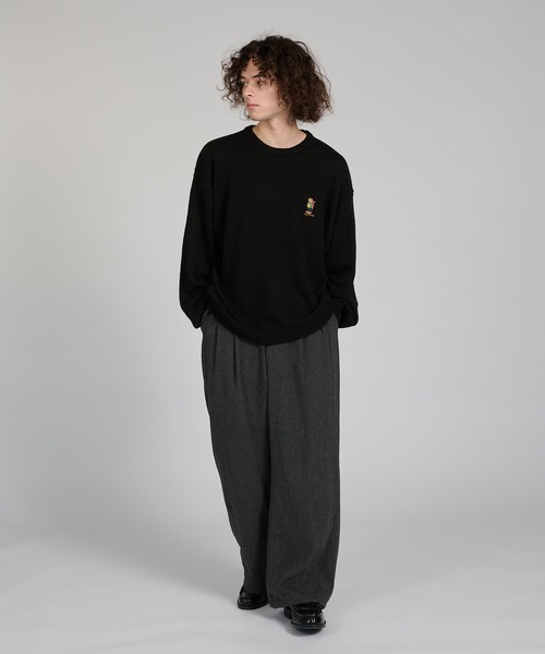 kutir(クティール)の「【Teddy Bare】KNIT MUFFLER SET/【テディベア】ニットマフラーセット(ニット/セーター・メンズ・ブラウン/グリーン/ボルドー/ネイビー/ブラック・MEDIUM/LARGE)」の20枚目の写真