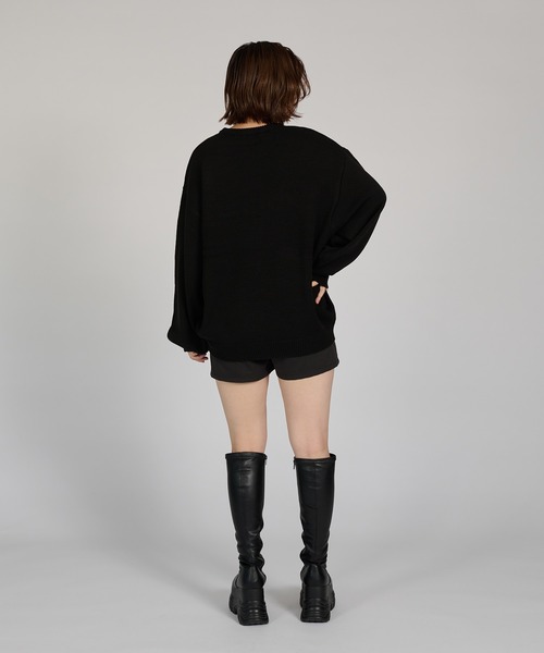 kutir(クティール)の「【Teddy Bare】KNIT MUFFLER SET/【テディベア】ニットマフラーセット(ニット/セーター・メンズ・ブラウン/グリーン/ボルドー/ネイビー/ブラック・MEDIUM/LARGE)」の10枚目の写真