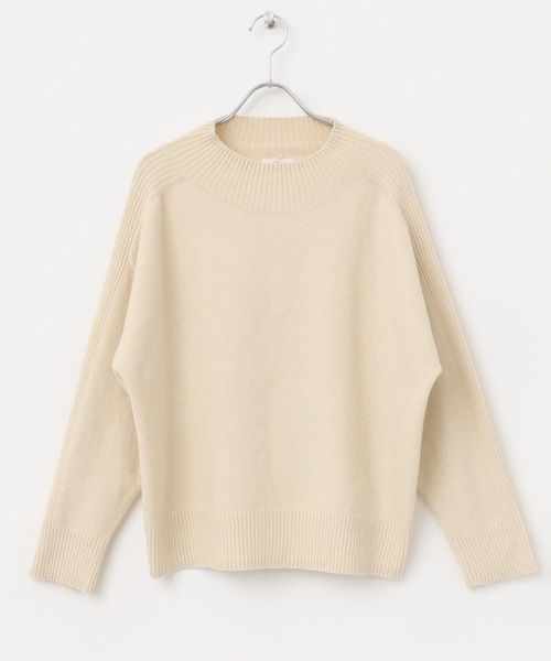 ITEMS URBANRESEARCH(アイテムズ アーバンリサーチ)の「ショルダーリブハイネックニット(ニット/セーター・レディース・チャコールグレー/オフホワイト/ベージュ/ミント・FREE)」の22枚目の写真