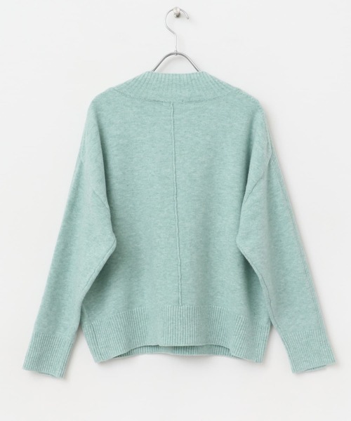 ITEMS URBANRESEARCH(アイテムズ アーバンリサーチ)の「ショルダーリブハイネックニット(ニット/セーター・レディース・チャコールグレー/オフホワイト/ベージュ/ミント・FREE)」の19枚目の写真