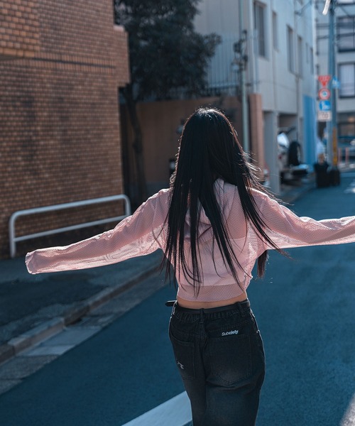 セール】Hexagon mesh hoodie【WOMEN】（パーカー）｜Subciety