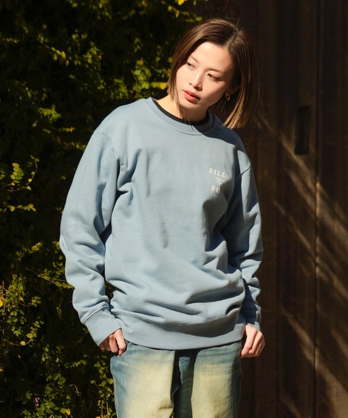 BILLABONG(ビラボン)の「BILLABONG メンズ ONE TIME トレーナー 【2025年春夏モデル】/ビラボンスウェットトレーナー(スウェット・メンズ・ブルー/ブラック系その他/ホワイト・MEDIUM/X-LARGE/LARGE)」の18枚目の写真
