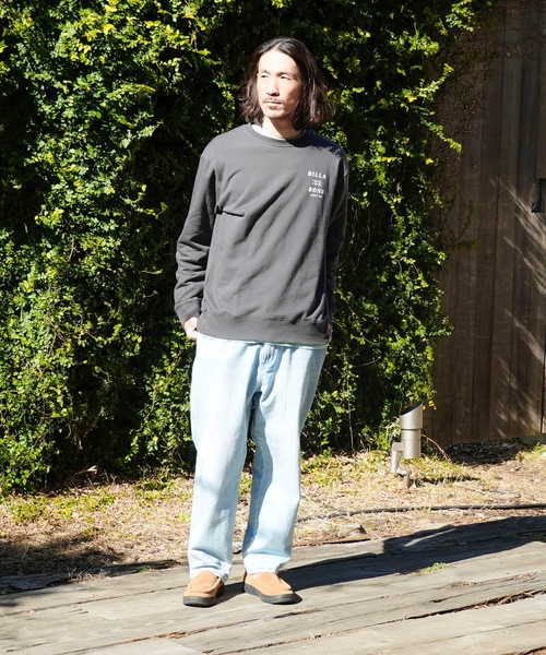 BILLABONG(ビラボン)の「BILLABONG メンズ ONE TIME トレーナー 【2025年春夏モデル】/ビラボンスウェットトレーナー(スウェット・メンズ・ブルー/ブラック系その他/ホワイト・MEDIUM/X-LARGE/LARGE)」の11枚目の写真