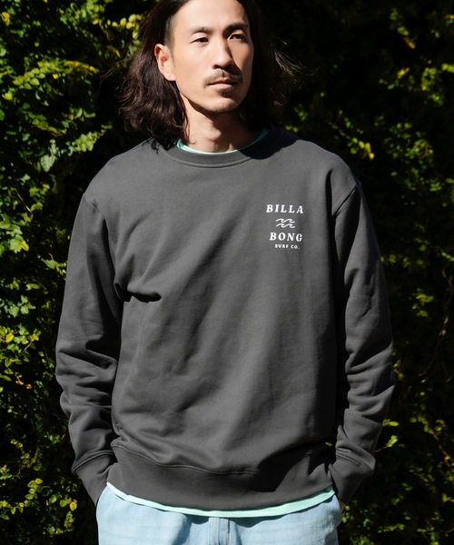 BILLABONG(ビラボン)の「BILLABONG メンズ ONE TIME トレーナー 【2025年春夏モデル】/ビラボンスウェットトレーナー(スウェット・メンズ・ブルー/ブラック系その他/ホワイト・MEDIUM/X-LARGE/LARGE)」の12枚目の写真