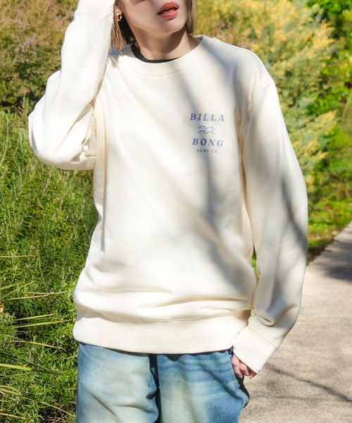 BILLABONG(ビラボン)の「BILLABONG メンズ ONE TIME トレーナー 【2025年春夏モデル】/ビラボンスウェットトレーナー(スウェット・メンズ・ブルー/ブラック系その他/ホワイト・MEDIUM/X-LARGE/LARGE)」の10枚目の写真