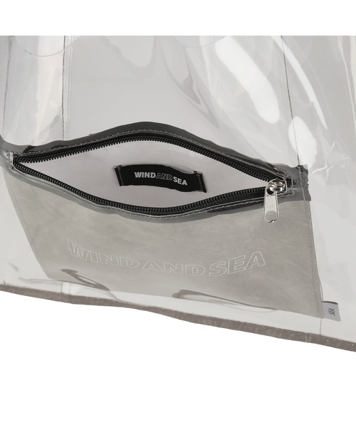 WIND AND SEA（ウィンダンシー）の「Clarity TPU Market Bag（トートバッグ・メンズ・ブラック/チャコール/サンドベージュ・FREE）」の11枚目の写真