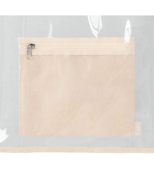 WIND AND SEA（ウィンダンシー）の「Clarity TPU Market Bag（トートバッグ・メンズ・ブラック/チャコール/サンドベージュ・FREE）」の14枚目の写真