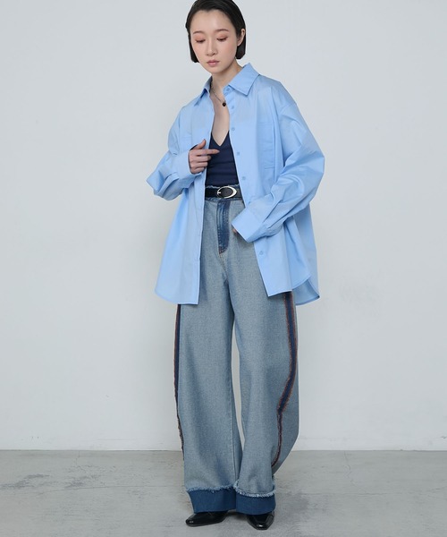 パンツ FELIM SOFT FOLD PLEATED DENIM FELIM SOFT FOLD PLEATED DENIM