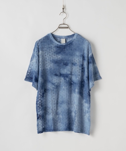 CASPER JOHN（キャスパージョン）の「Tie dye russel T-shirts/タイダイラッセルTシャツ（Tシャツ/カットソー・メンズ・ブルー/ブラウン/グリーン・X-SMALL/SMALL/MEDIUM/LARGE）」の19枚目の写真
