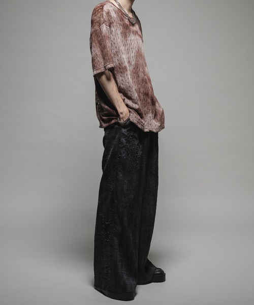 CASPER JOHN（キャスパージョン）の「Tie dye russel T-shirts/タイダイラッセルTシャツ（Tシャツ/カットソー・メンズ・ブルー/ブラウン/グリーン・X-SMALL/SMALL/MEDIUM/LARGE）」の10枚目の写真