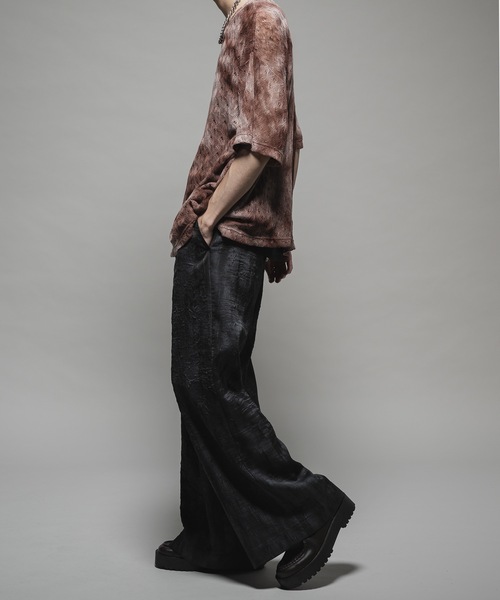 CASPER JOHN（キャスパージョン）の「Tie dye russel T-shirts/タイダイラッセルTシャツ（Tシャツ/カットソー・メンズ・ブルー/ブラウン/グリーン・X-SMALL/SMALL/MEDIUM/LARGE）」の11枚目の写真